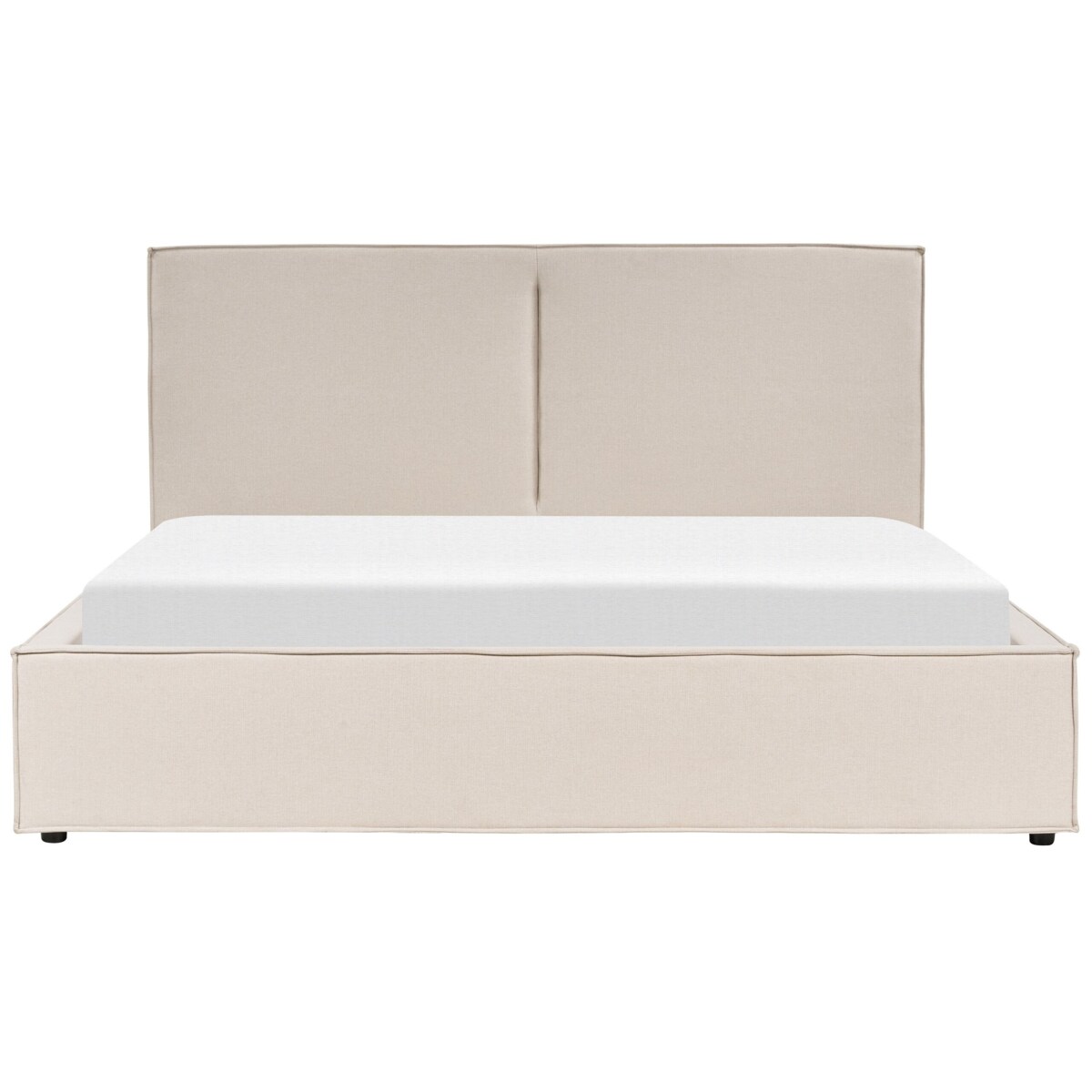 Łóżko z pojemnikiem MOISSAC 180 x 200 cm Beżowy