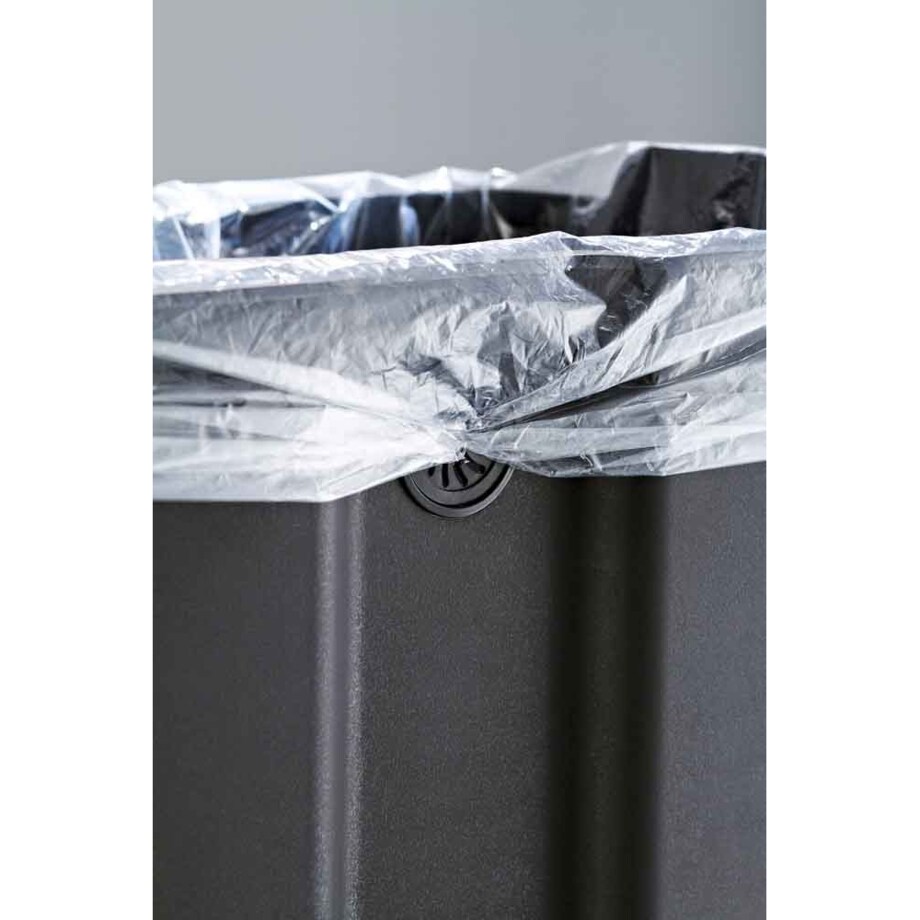 Kosz na śmieci szary Big Double Boy WESCO