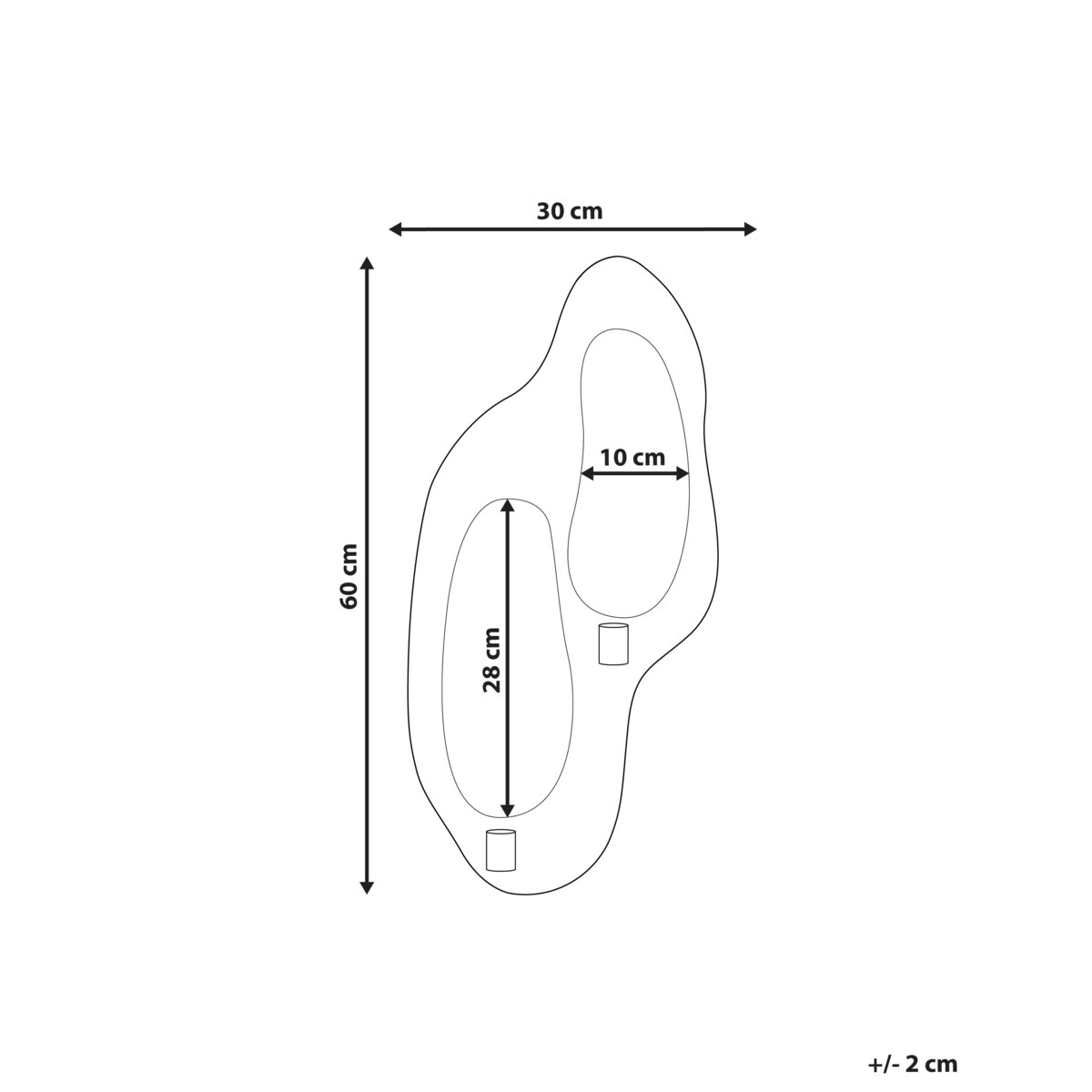 Świecznik PENICHE Metal 60 cm Złoty