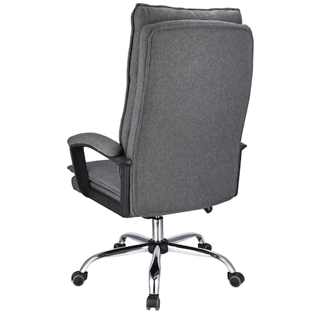 Fotel biurowy ESPO tkanina ciemny szary