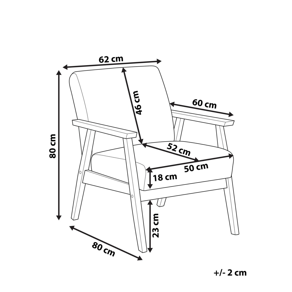 Fotel ASNES Jasnoszary