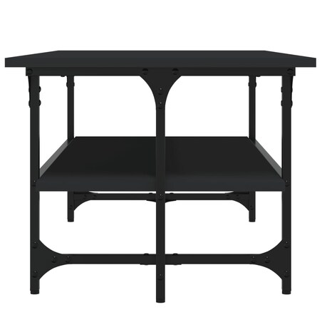 vidaXL Stolik kawowy, czarny, 100x50x40 cm, materiał drewnopochodny