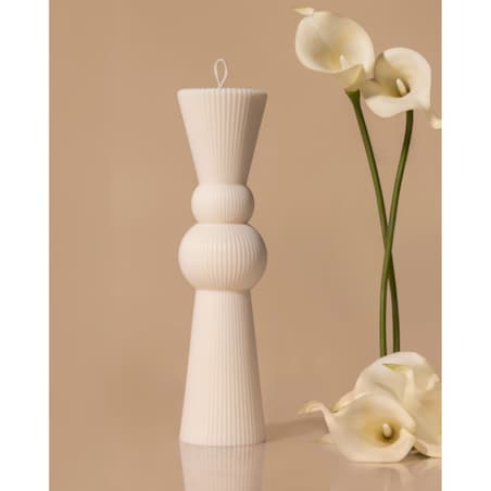 Świeca dekoracyjna Enzo L z naturalnego wosku sojowego – stylowy akcent do domu