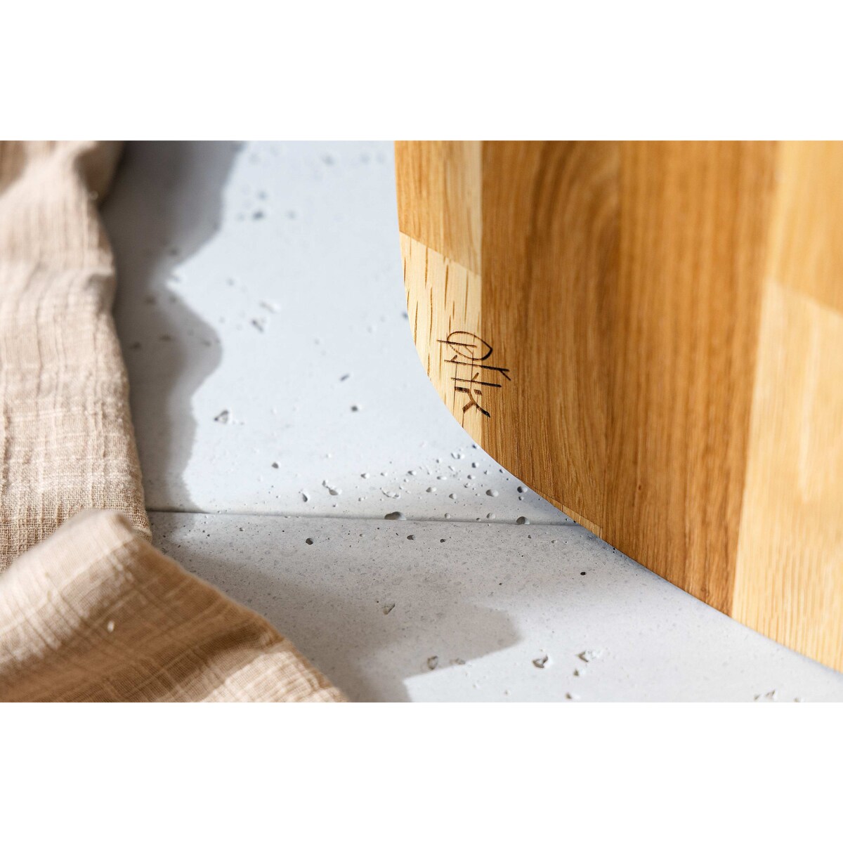 Konsimo LIVO Deska śniadaniowa, drewno dębowe