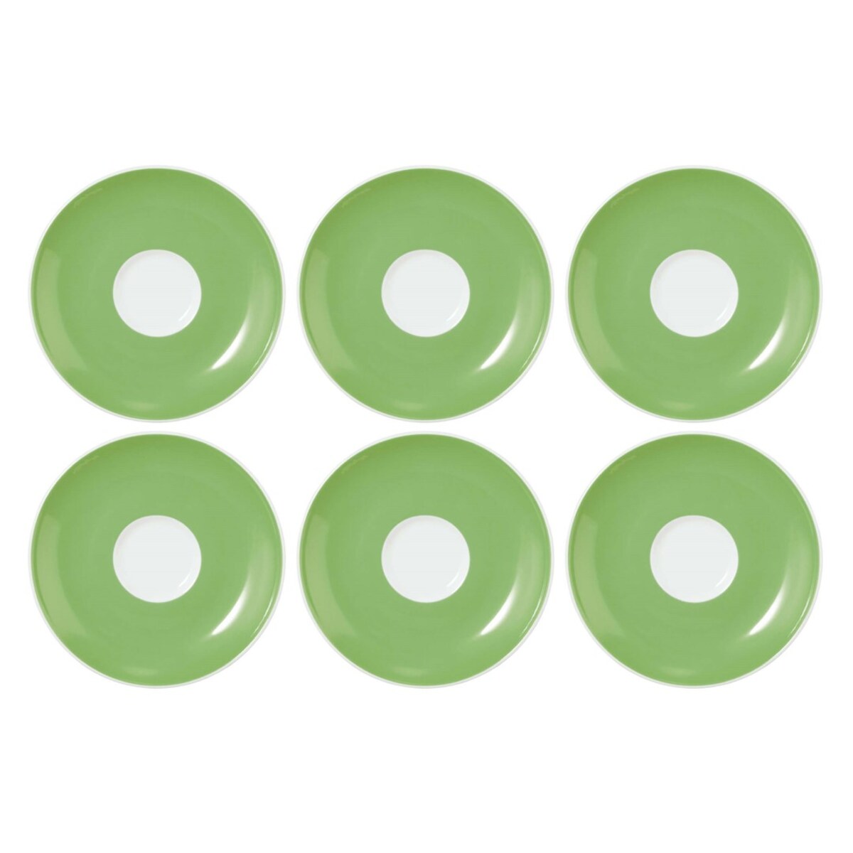 SELTMANN MEADOW GRASSES GREEN Zestaw 6 spodków 12 cm