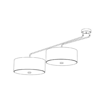 Lampa sufitowa 6541 HAWK Szary Nowodvorski