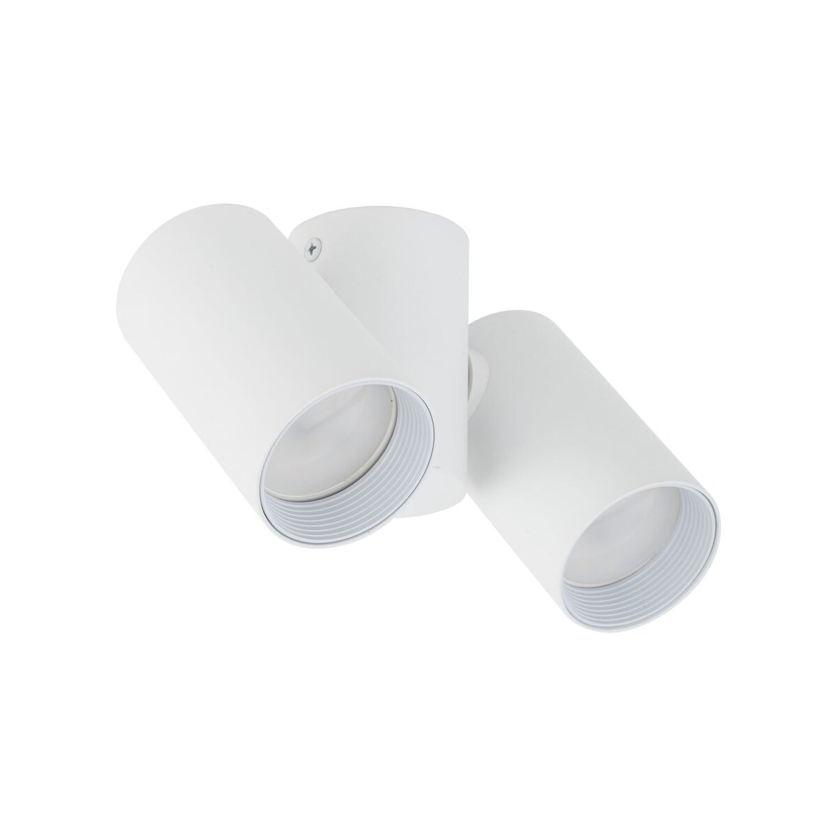 Lampa sufitowa spot TK Lighting AMIS White 2xGU10 biała ze złotym akcentem ruchome reflektory downlight 10975