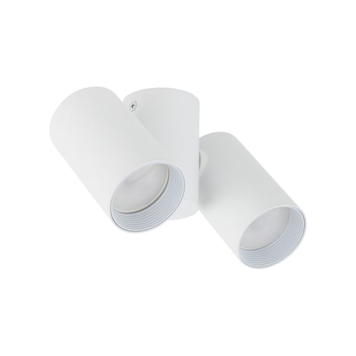 Lampa sufitowa spot TK Lighting AMIS White 2xGU10 biała ze złotym akcentem ruchome reflektory downlight 10975