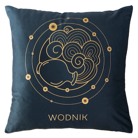 Poszewka dekoracyjna 40x40 Znak zodiaku Wodnik