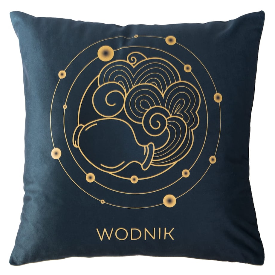 Poszewka dekoracyjna 40x40 Znak zodiaku Wodnik
