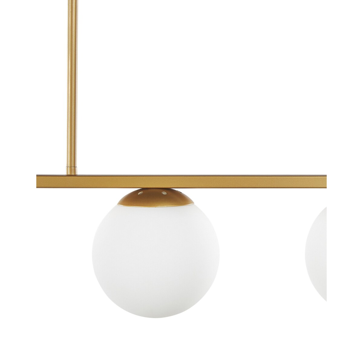 Lampa wisząca 5-punktowa metalowa złota ZIKULI