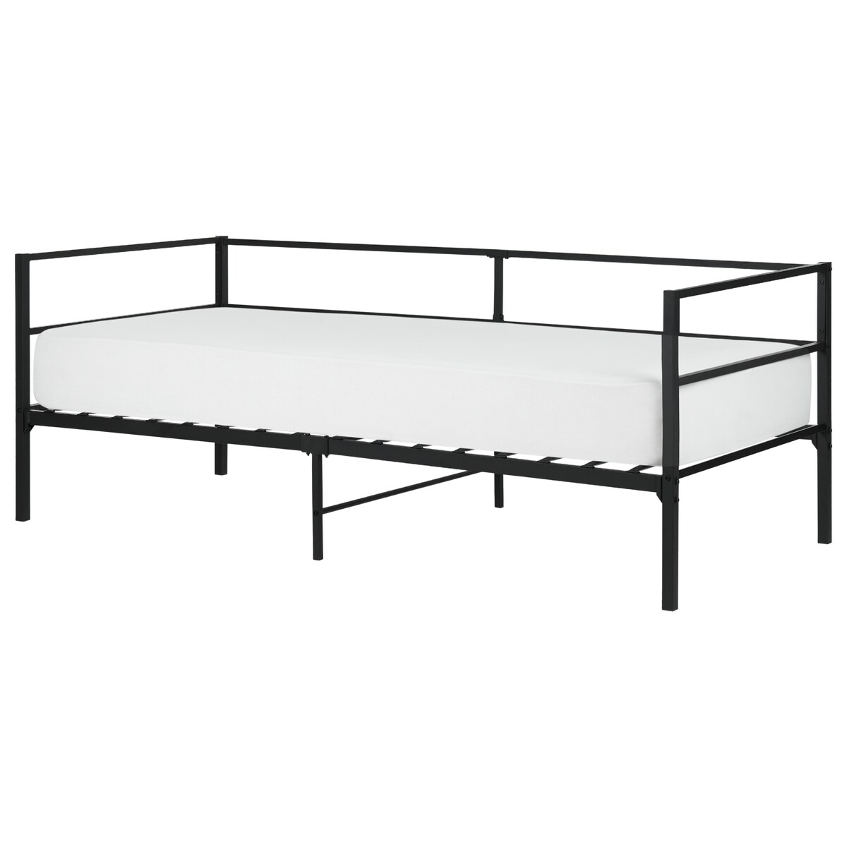 Łóżko Metal BATTUT 90 x 200 cm Czarny