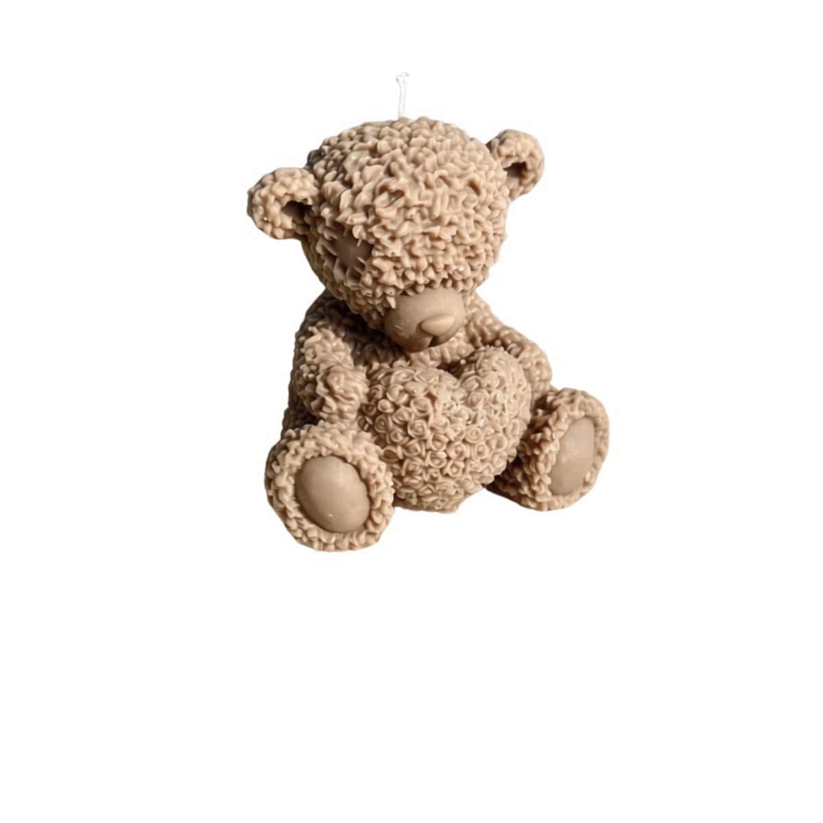 Świeca sojowa ekologiczna dekoracyjna miś misiu "Teddy Bear" 75x75mm