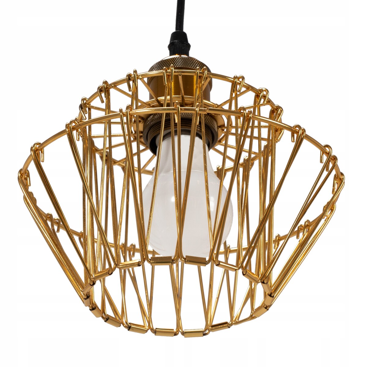 Lampa Sufitowa Wisząca Retro Druciana Vintage