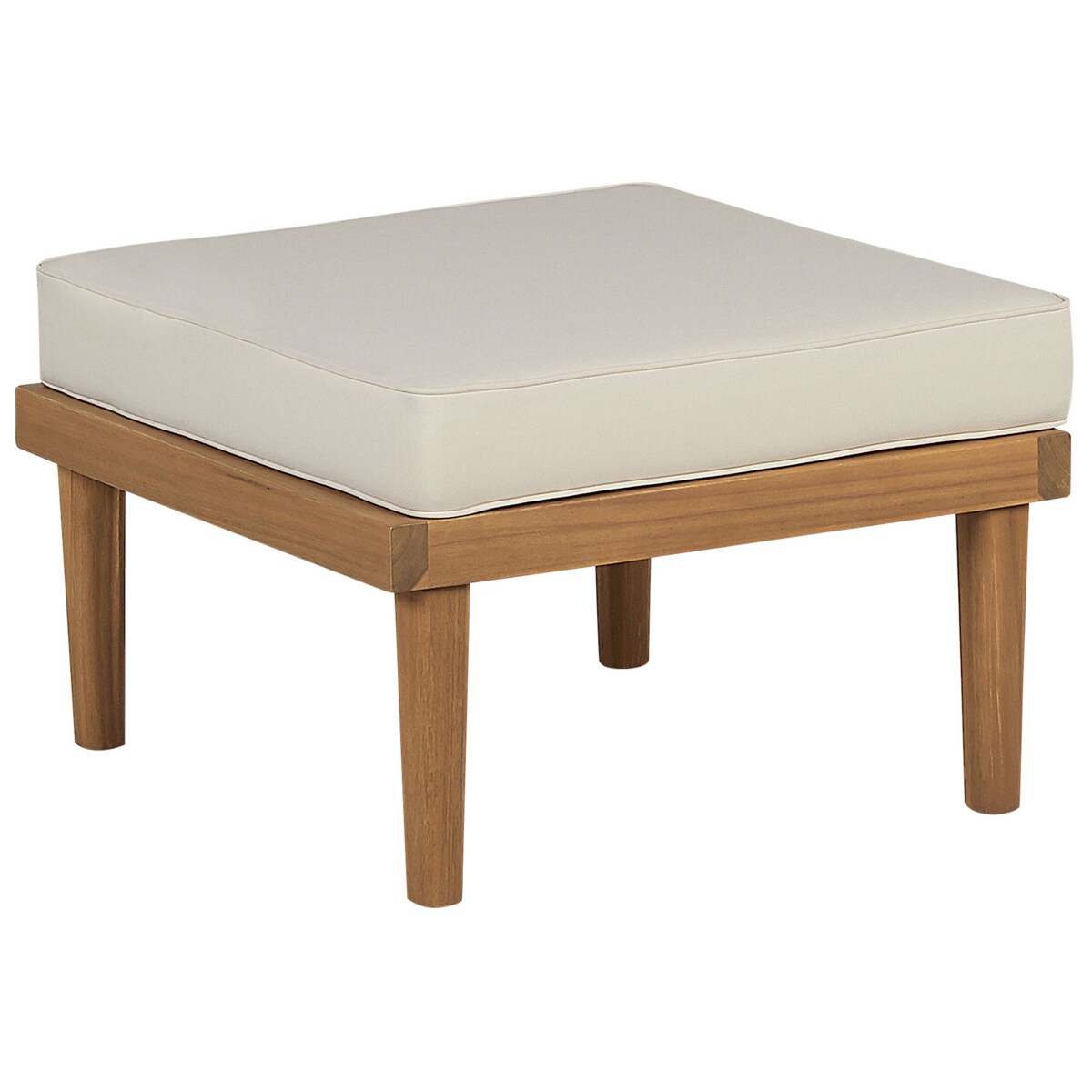 Zestaw ogrodowy ze stolikiem i otomaną dla 5 osób BARATTI Drewno akacjowe Brązowy