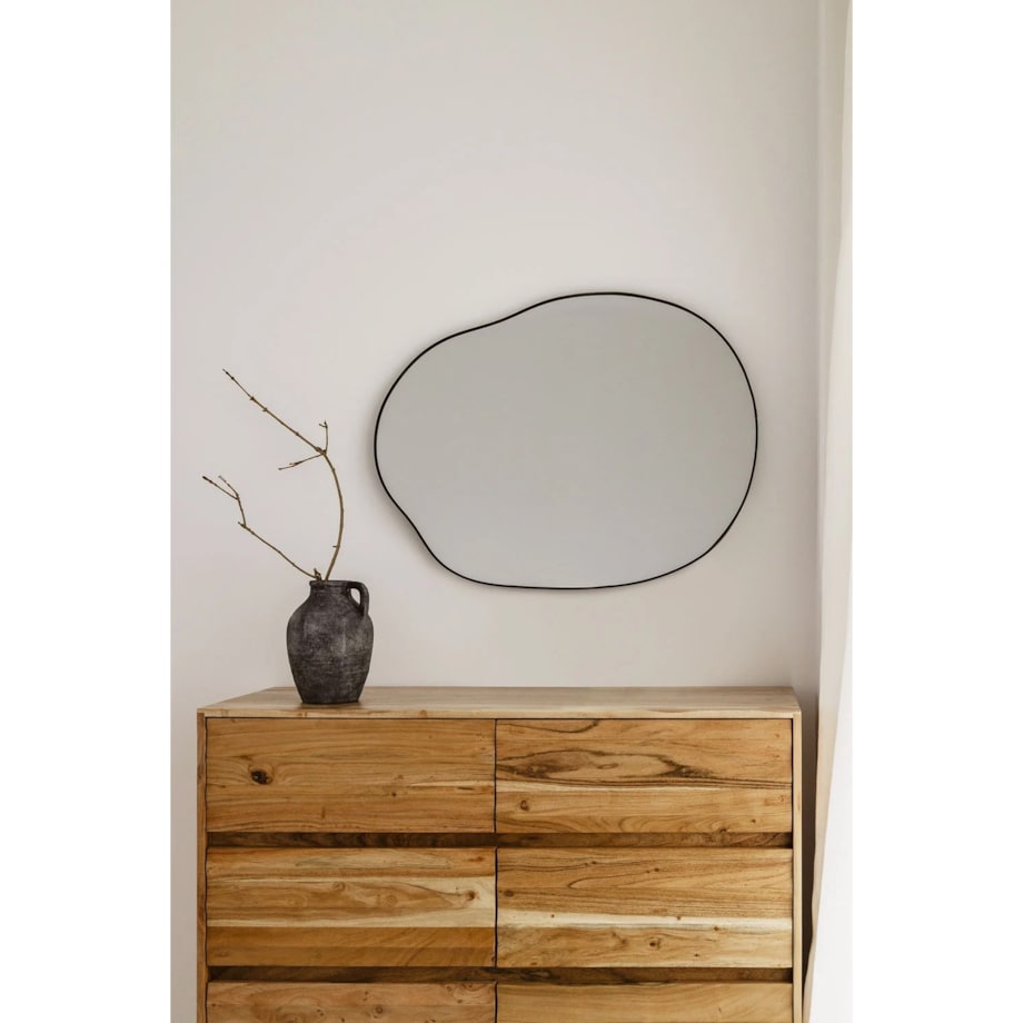 Lustro ścienne nieregularne 60x80 cm Rudiger