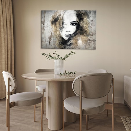OBRAZ TWARZ KOBIETY USTA NA PŁÓTNIE ŚCIANĘ NOWOCZESNY DO SYPIALNI SALONU DUŻY 100x70