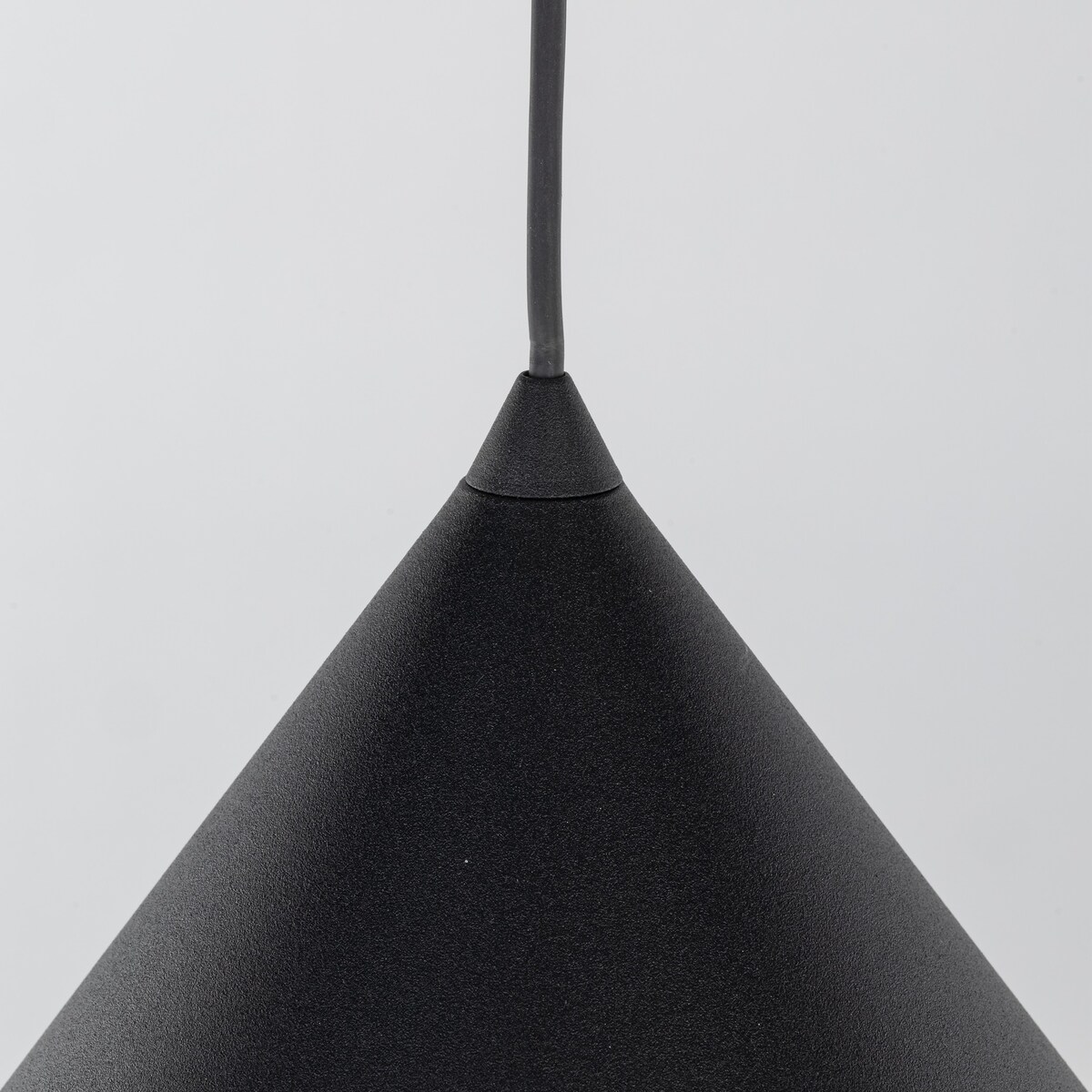 Lampa wisząca TK Lighting CONO BLACK 10059 czarna 50 cm E27 regulowana do 170 cm