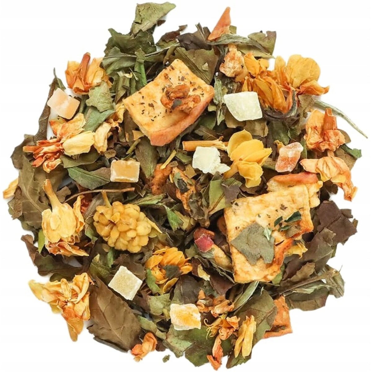 Herbata biała MORWA Z PAPAJĄ liściasta sypana jabłka jaśmin papaja 80g