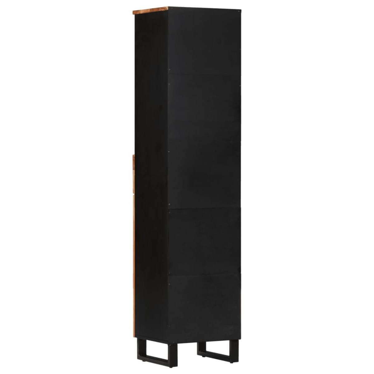 vidaXL Szafka łazienkowa, 38x33x160 cm, lite drewno akacjowe