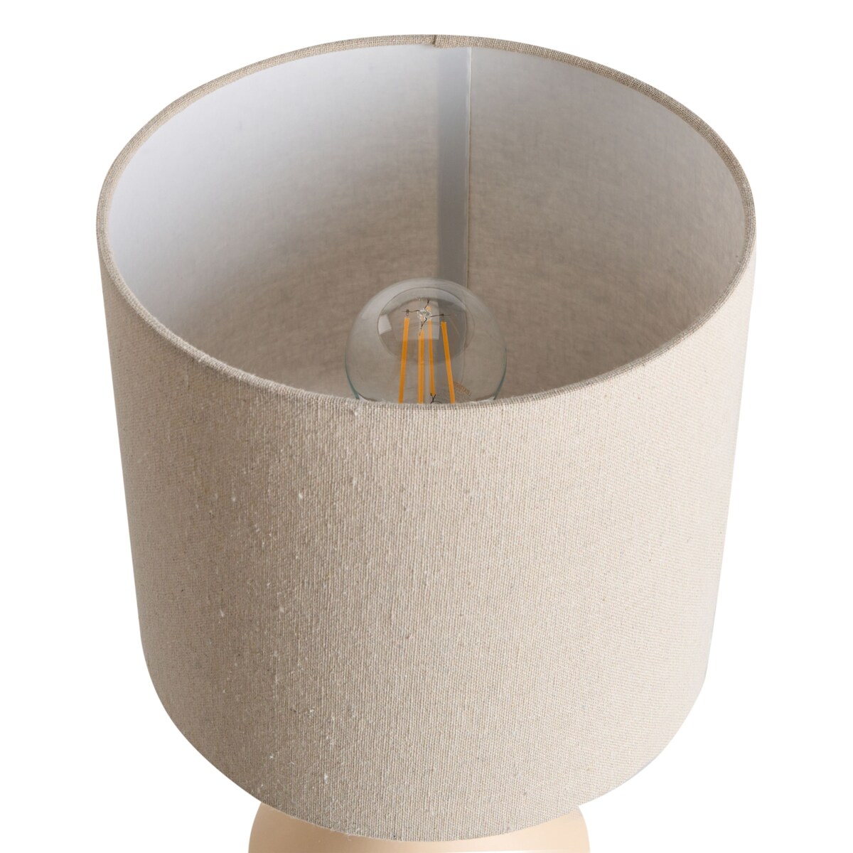 Lampa stołowa KERULEN Ceramika Beżowy