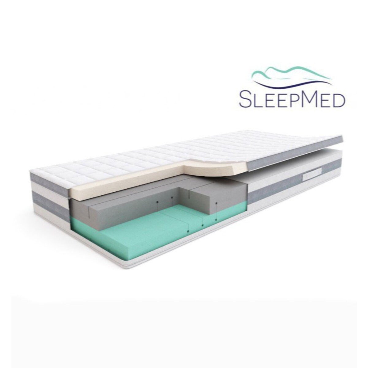 SLEEPMED PREMIUM PLUS - materac termoelastyczny, piankowy