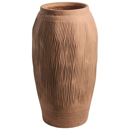 Wazon na kwiaty TRIKALA 50 cm Jasnobrązowy