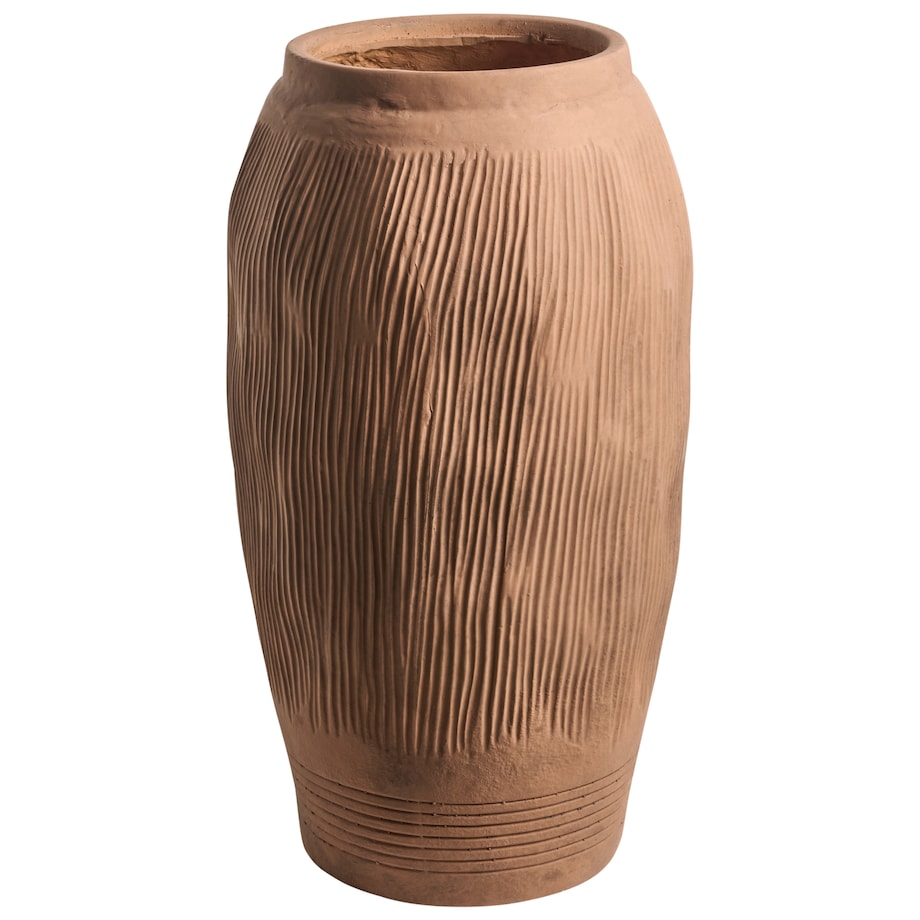 Wazon na kwiaty TRIKALA 50 cm Jasnobrązowy