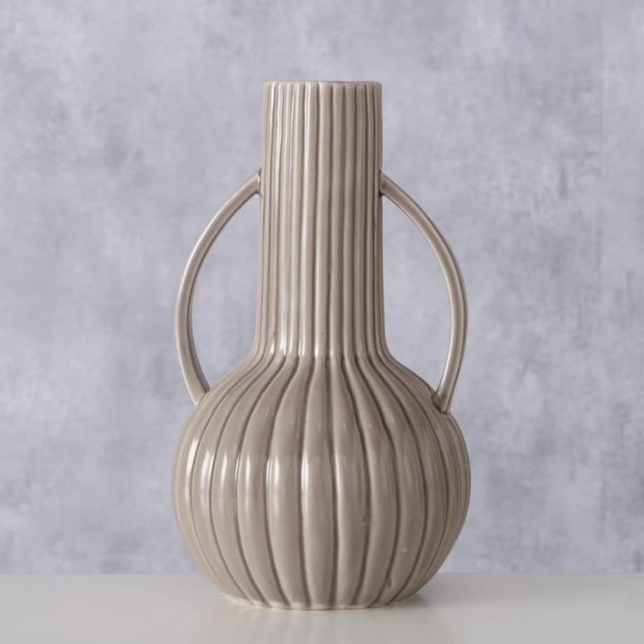 Wazon Porcelanowy Pilarus 21 cm Zielony Flakon na Kwiaty Cięte Ozdobny