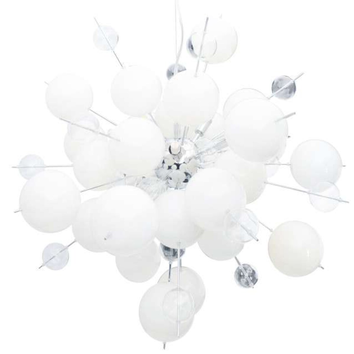 LAMPA wisząca EXPLOSION 7026423 Nave dekoracyjna OPRAWA zwis kulki bubbles bombki białe