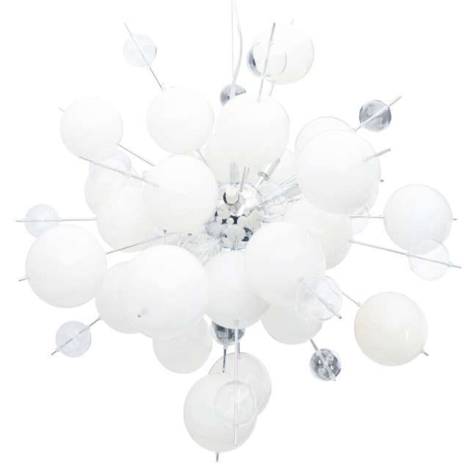 LAMPA wisząca EXPLOSION 7026423 Nave dekoracyjna OPRAWA zwis kulki bubbles bombki białe