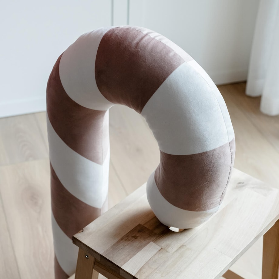 Poduszka XMAS wzór XM21 | Piaskowa laska cukrowa XXL