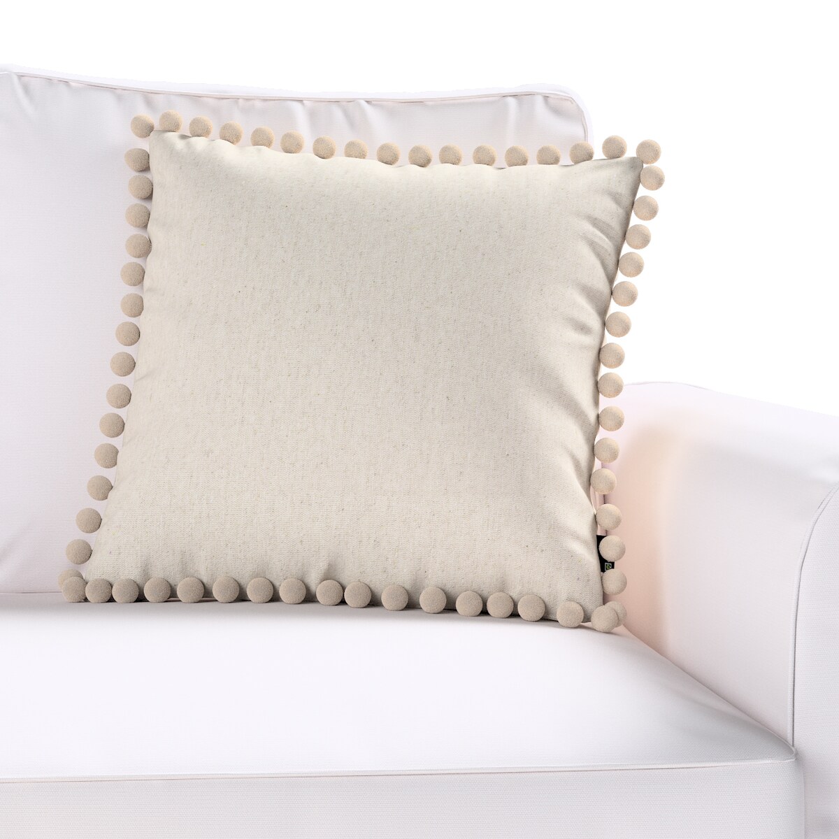 Poszewka Wera na poduszkę 45x45 melanż szaro-beżowy