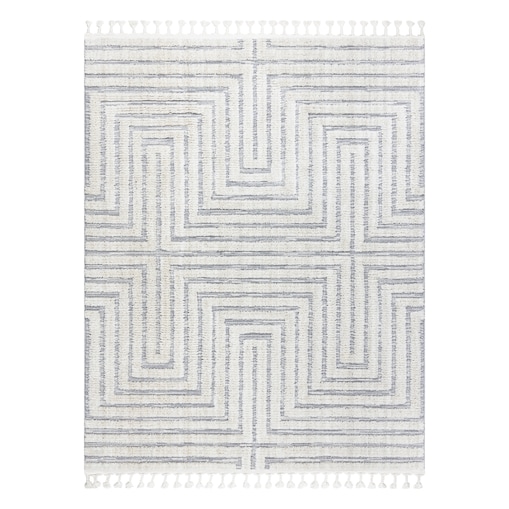 Dywan SEVILLA Z788A Labirynt, grecki biały / 180x270 cm