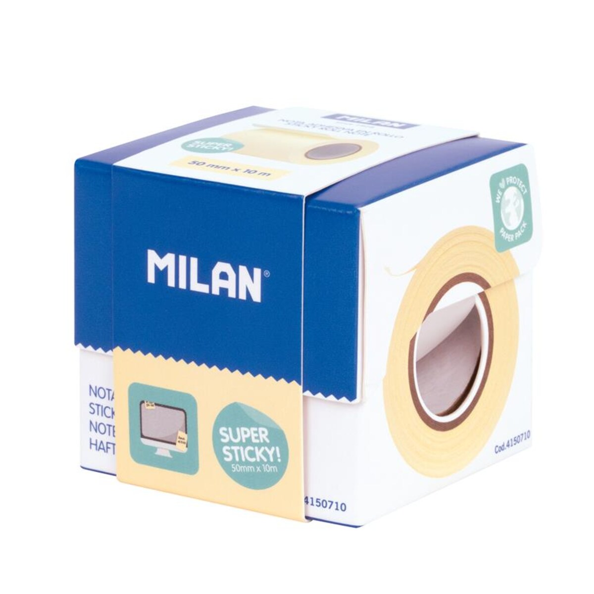 Karteczki samoprzylepne na rolce żółte 10m