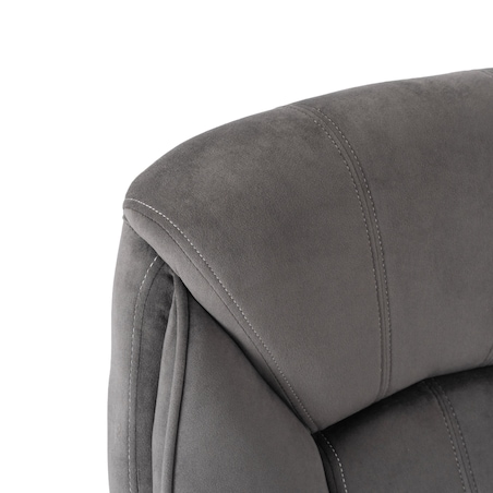 Fotel biurowy obrotowy ergonomiczny do biurka szary COMFORT