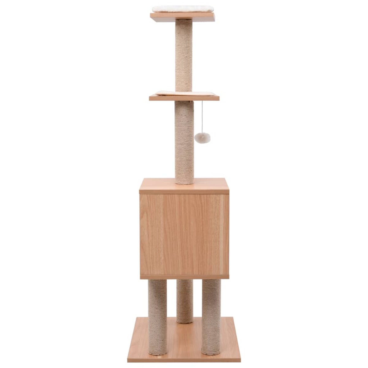 vidaXL Drapak dla kota, z sizalową matą, 123 cm