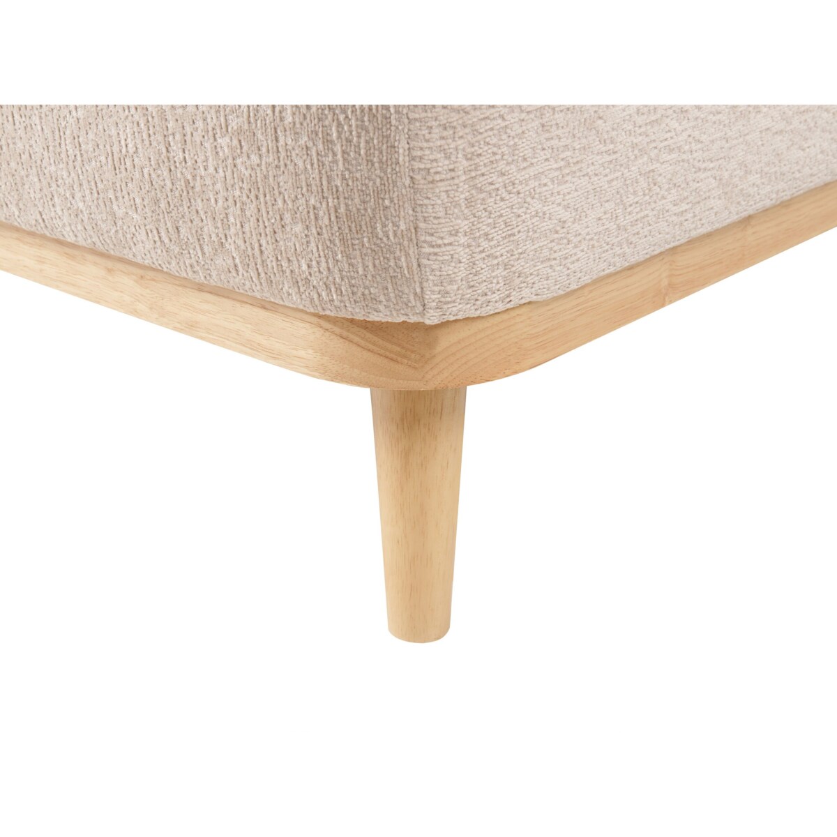 Narożnik szenilowy prawostronny beżowy SIMOS