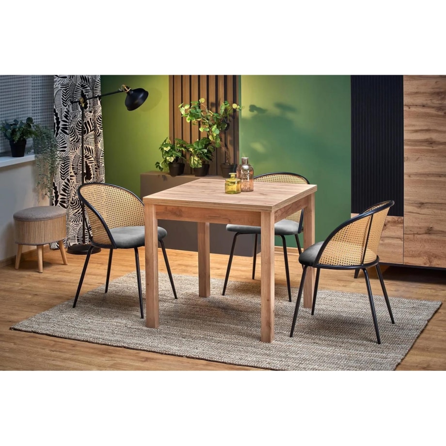 Krzesło tapicerowane K508 VELVET szare