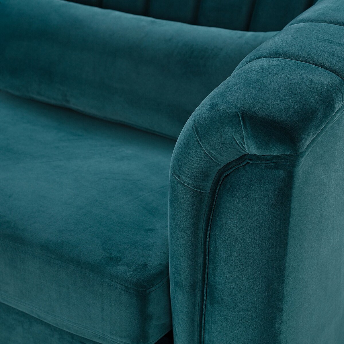 Sofa Meriva Velvet teal 3-os., 189,5 x 83,5 x 88 cm
