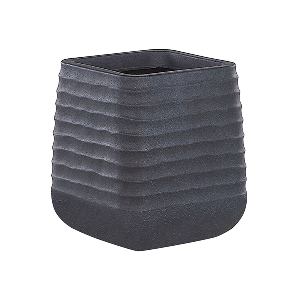 Doniczka 28 x 28 x 27 cm czarna PARIKIA