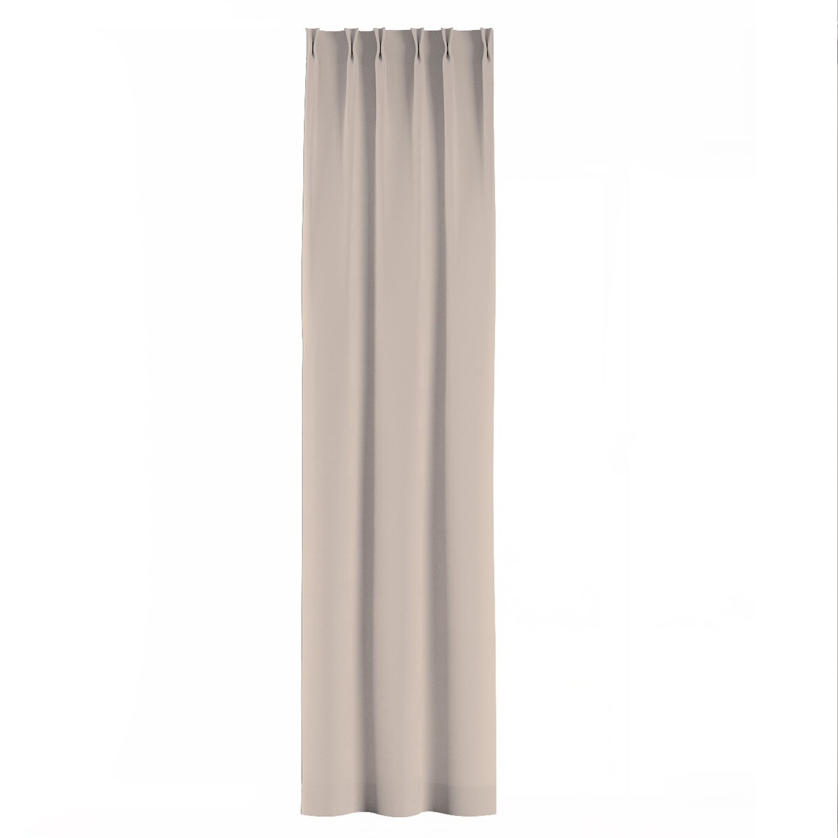 Zasłona na haczykach flex podwójnych 130x245 jasnobeżowy