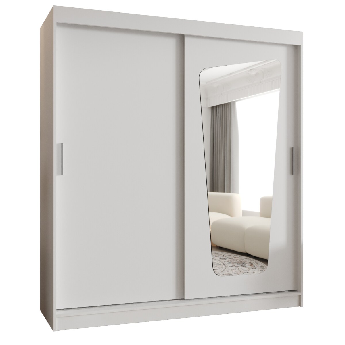 Szafa przesuwna MOKA 180 biały