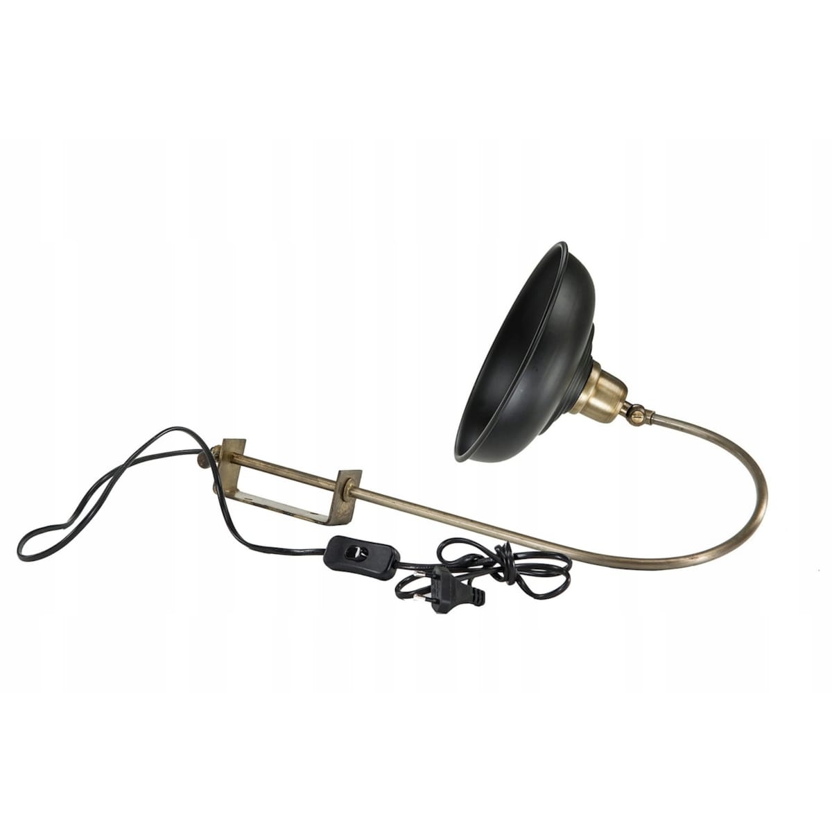 LAMPA KINKIET ŚCIENNA DO POWIESZENIA LOFT METALOWA E27 DO SALONU CZARNA