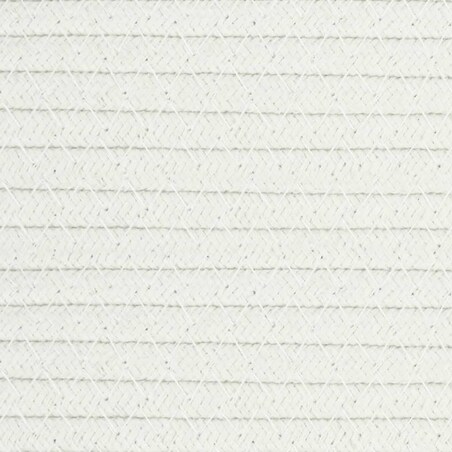 vidaXL Kosz do przechowywania, brązowo-biały, Ø40x35 cm, bawełna