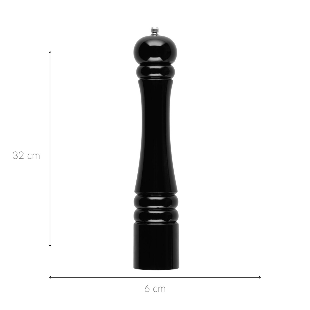 Młynek do przypraw drewniany, 32 cm