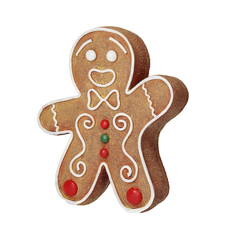 Figurka dekoracyjna Gingerbread Man II 25x7x30 cm boże narodzenie, święta, świąteczne, brązowy, 25x7x30 cm