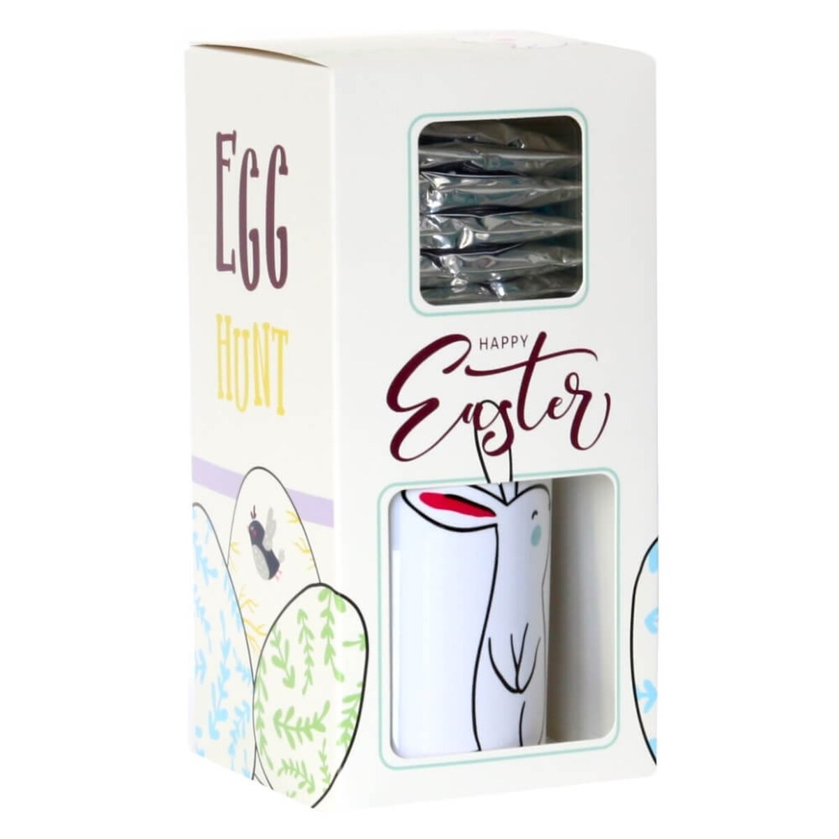 HAPPY EASTER zestaw kaw z kubkiem na Wielkanoc 10 x saszetka 10g - prezent upominek na święta wielkanocne zajączka dla niej niego mamy taty chłopaka dziewczyny