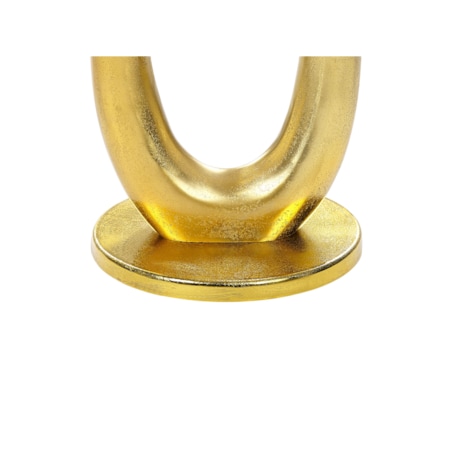 Stolik pomocniczy metalowy złoty APITI