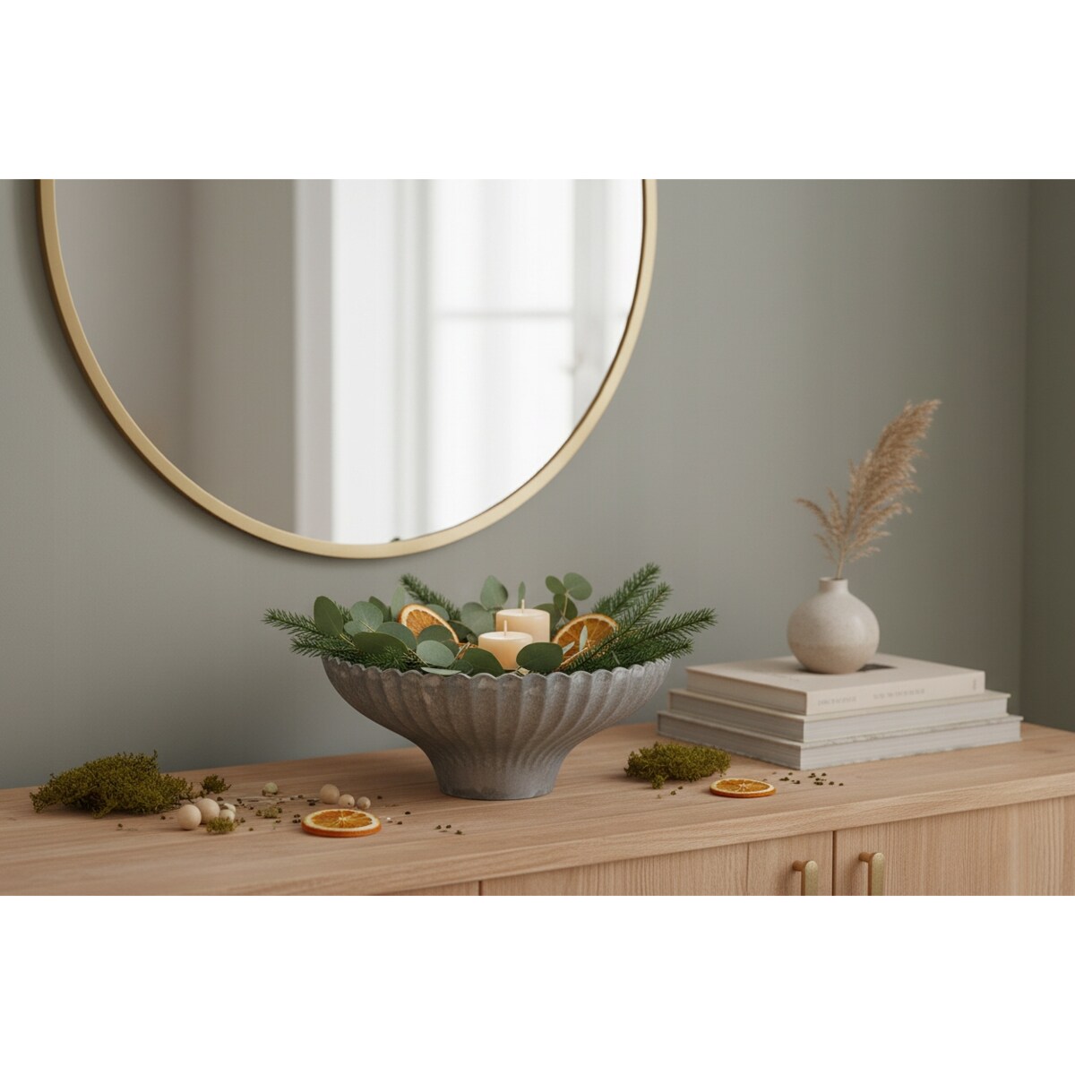 MISKA DEKORACYJNA MISA POIDEŁKO NA FONTANNĘ TWORZYWO Z RECYKLINGU 25cm